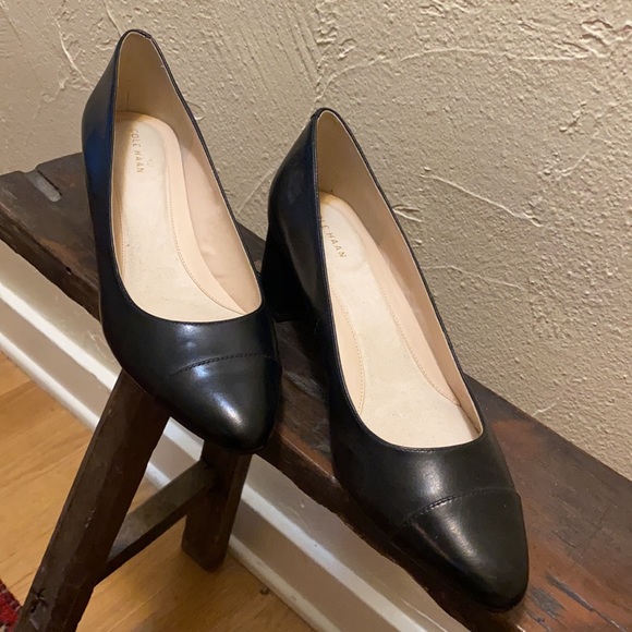 Cole Haan waterproof leather work heels - Picture 2 of 6